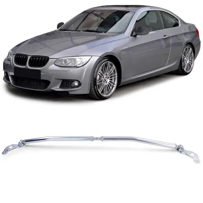 Produktbild von Alu Domstrebe vorne poliert passend für BMW 3er E90 E91 E92 ab 05 E93 ab 07