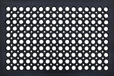 Produktbild von Ringgummimatte Wabenmatte 13mm mit Rand 80x120cm