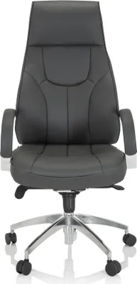 Obrázek produktu pro hjh OFFICE profesionální manažerská židle ELEGANCE I Ergonomická kancelářská židle s područkami Imitace kůže otočná židle pro kancelář, domácnost