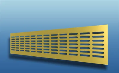Produktbild von Stegblech 48 : 480 x 100 mm Champagner Größe: 480 x 100 mm Farbe: Champagner