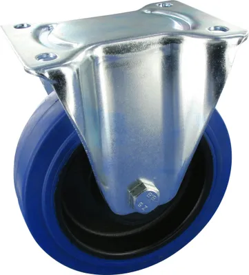 Produktbild von Bockrolle Rad 125mm Elastic-Gummi Rollenlager Tragfähigkeit:200KG