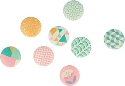 Image de 8 cabochons en bois - Scandisweet