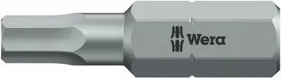 Produktbild von Wera Bitset 3tlg. Innen-6-kant 2-2,5-3 / 25mm 1 / 4 Zoll6-kant C6,3 zähhart auf Karte 840 / 1Z Set A SB - 5073342001
