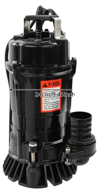 Immagine prodotto di Pompa sommergibile per acque reflue, potenza 750 Watt, elevata portata, colore nero