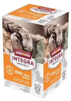 Produktbild von animonda Integra protect 47106639, Adult, jede Rasse, Rind, Huhn, Ente, Schweinefleisch, Türkei, Kalbsfleisch, 100 g, Getreidefrei