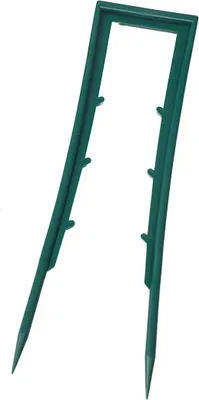 Obrázek produktu pro INF 10 kusů zahradních kolíků ve tvaru U - 15 cm Černá