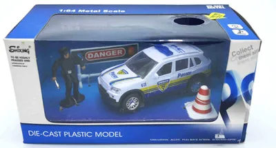 Obrázok produktu pre Odlievané policajné auto Jonotoy so zvukom a značkami