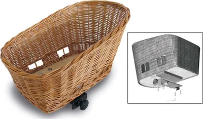 Obrázek produktu pro Koš Basil Pasja M na nosič přírodní vrba 54016
