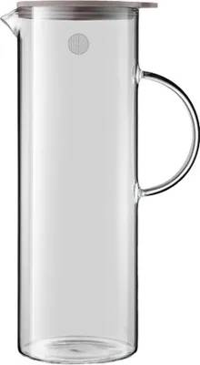 Productafbeelding van BUYDEEM glazen beker met siliconen deksel, 1200 ml, model CD2003