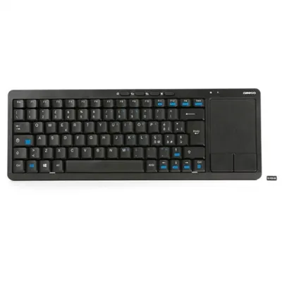 Obrázek produktu pro Omega OKB004BES Bezdrátová klávesnice s touchpadem černá