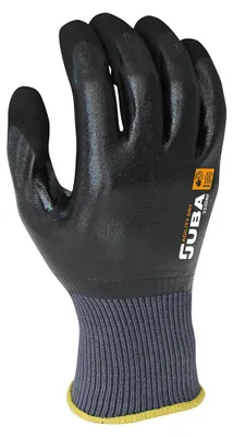 Image de Gants de travail en nylon/nitrile, noir, taille 6, Juba