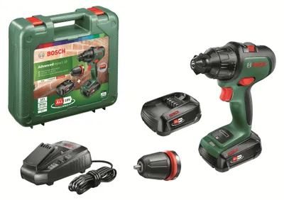 Obrázek produktu pro Bosch AdvancedImpact 18, Vrtačka s pistolovým držadlem, Rychloupínací, Bezkartáčový, Černá, Zelená, 1,3 cm, 1500 ot/min