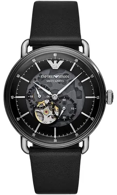 Immagine prodotto di Orologio da polso Emporio Armani AR60026, da uomo, con cassa in acciaio inossidabile e cinturino in pelle