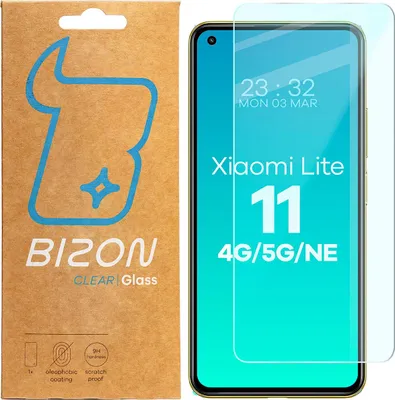 Produktbild von Szkło hartowane Bizon Glass Clear do Xiaomi Mi 11 Lite 4G/5G/NE