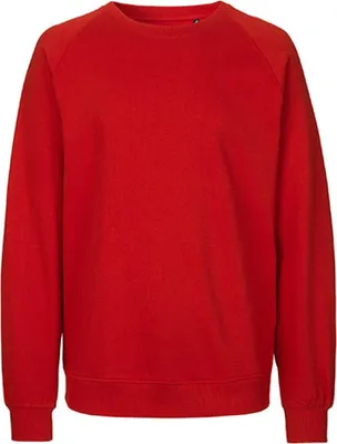 Image de Neutral O63001 | Sweatshirt unie / 100% coton équitable - Couleur : Red - Taille : XL