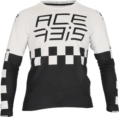 Produktbild von Acerbis MX J-Kid Kinder Motocross Jersey, weiß/schwarz, L