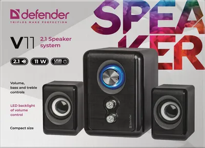 Zdjęcie produktu dla Defender Głośniki przewodowe V11 2.1