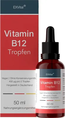 Produktbild von Vitamin B12 (Methylcobalamin) von EXVital, 50ml Tropfen