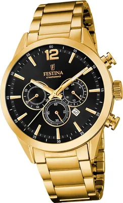 Obrázek produktu pro Pánské náramkové hodinky Festina z nerezové oceli zlaté Elegant D2UF20633/3