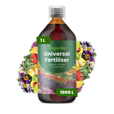 Obrázek produktu pro Univerzální Tekuté Hnojivo 1 L – 3-4-3 NPK – Pro Všetky Rostliny – Pro Zdravý Růst, Silné Kořeny & Vitalitu – Organifer