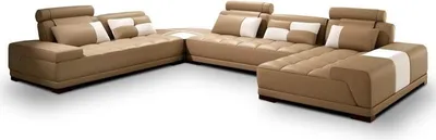 Image de Sofa Couch Polster Garnitur XXL Big Eck SofasWohnlandschaft Ecksofa FloriaC