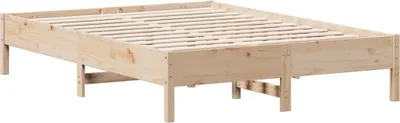 Produktbild von vidaXL Massivholzbett ohne Matratze 160x200 cm Kiefernholz