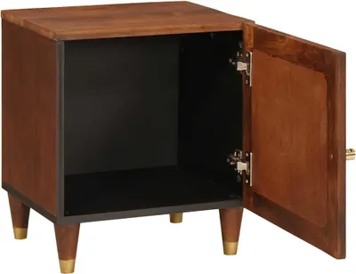 Produktbild von vidaXL Nachttisch Braun 40 x 33,5 x 46 cm Massivholz Akazie