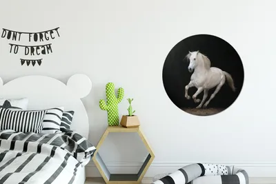 Produktbild von MuchoWow® - Wand Kreis - Wandbild - Schlafzimmer - Aluminium Bild - Kinderzimmer - Wohnzimmer Dekoration - Wandschmuck