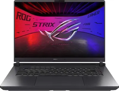 Produktbild von Laptop Asus ROG Strix G16 G615 G615JMR-S5050, 16 Zoll 2560 x 1600, Intel Core i7-14700HX 20 C / 28 T, 2,1 GHz - 5,5 GHz, 33 MB Cache, 28 W, 16 GB DDR5, 512 GB SSD, Nvidia GeForce RTX 5060, ohne Betriebssystem