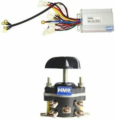 Produktbild von Controller 36V 1000W + Schalter Vorwärts Rückwärts für Kinder ATV Quad HMParts
