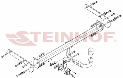 Produktbild von Z548047 Anhängerkupplung passend für SUZUKI Vitara 2015-2018 starr