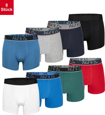 Produktbild von Phil Co. Berlin Herren Retro Pants 8-Pack All Styles - 111-Pants-Mix88 - Größe S