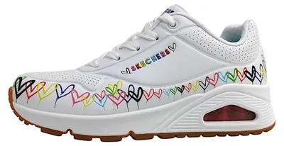 Productafbeelding van Skechers Uno-Love Damenschuhe Schnürschuhe Weiß Freizeit