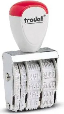 Produktbild von Trodat 1000 Classic Datumstempel Monat abgekürzt, Abdruckgröße 3 x 19 mm
