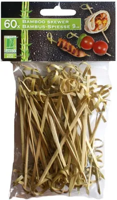 Obrázok produktu pre koktailové špízy bambusové 60 kusov 9 cm