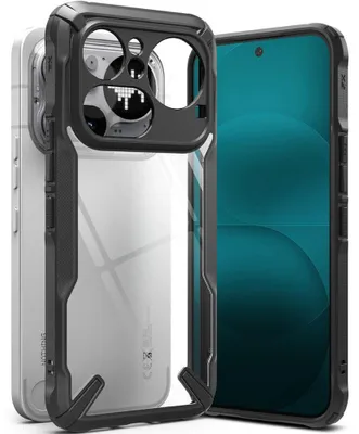 Produktbild von Handyhülle für Nothing Phone 4a Pro, Ringke Fusion X, Transparent mit Schwarzen Rahmen