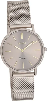 Produktbild von Oozoo Damen Armbanduhr braun Analog Vintage Series Metallarmband D2UOC20338