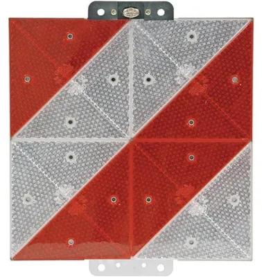 Produktbild von Parkwarntafel linksweisend, Alu, reflektierend, starr, 285x285 mm