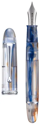 Immagine prodotto di Penna stilografica con sistema a vuoto e grande capacità di inchiostro - Blu, Marrone