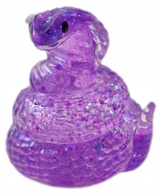 Produktbild von Gel-Schlange Kobra Squishy Anti-Stress-Spielzeug - Perfekte Entspannung für den Alltag