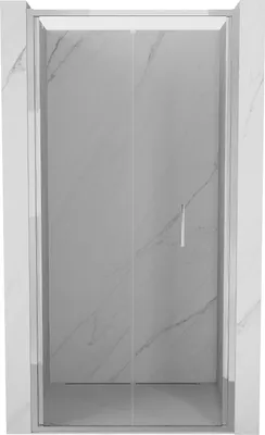 Image de Mexen Exo 95 cm Porte de douche pliante Chrome Transparent