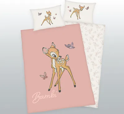 Produktbild von Disney Bambi Baby Bettwäsche - 40x60 100x135 cm - Baumwolle