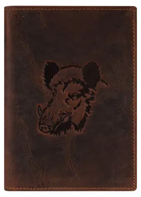 Image de GREENBURRY étui pour carte d'identité Vintage Document Holder 4tlg. Wild Boar brown brun