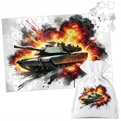 Image de Puzzle Tradycyjne - Czołg Wojsko Armia - 252El