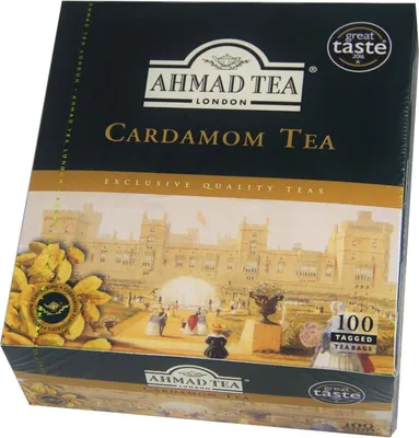 Produktbild von AHMAD TEA Cardamom- Schwarzer Tee aromatisiert - Kardamom Aroma 100 Teebeutel