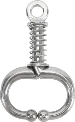 Immagine prodotto di Bovino naso anello metallo acciaio inox mucca tira molla clip animale attrezzature per il bestiame piccolo