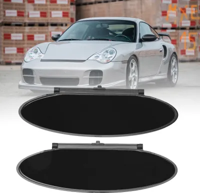 Obrázok produktu pre 2 ks krytov zrkadiel v slnečnej clone 99670142102 – náhradné kryty slnečnej clony pre modely Boxster a Cayman (ročníky 1998–1997)