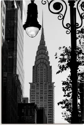 Produktbild von ARTland Leinwandbild New York Chrysler Building Größe: 20x30 cm