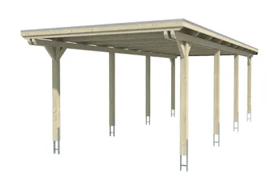 Produktbild von Alpholz Carport Emsland 354 x 846 cm aus Holz Unterstand Überdachung