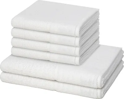 Produktbild von Möve for frottana Pearl 4 X Handtuch 2 X Duschtuch im Set Moderner Mix aus Walk- und Zwirnfrottier, Hohe Flauschigkeit und sanfter Massageeffekt, Saugfähig und schnell trocknend